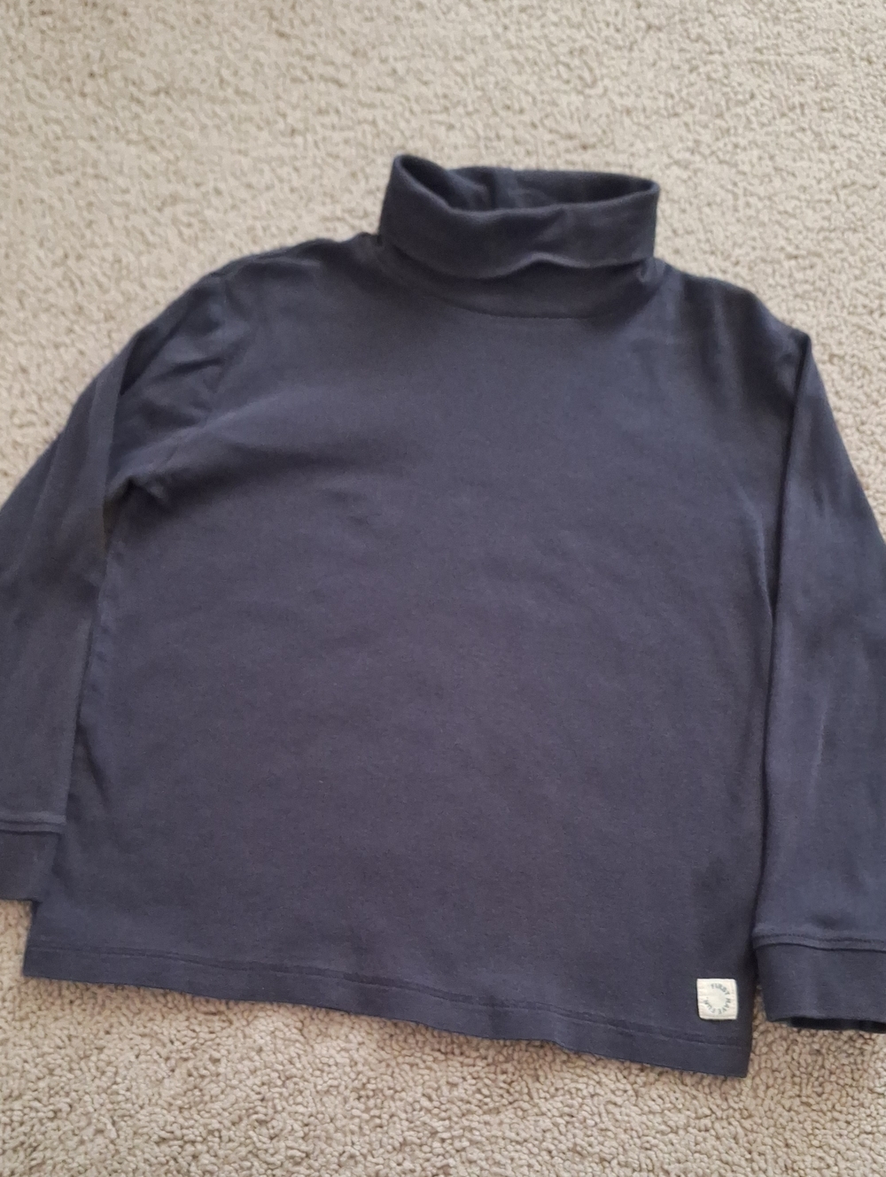 Zara Kids Navy Turtleneck Long Sleeve Shirt